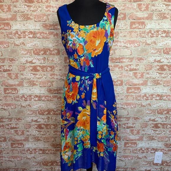 Signature by Robbie Bee Dresses & Skirts - Signature by Robbie Bee Sleeveless Floral Midi Dress